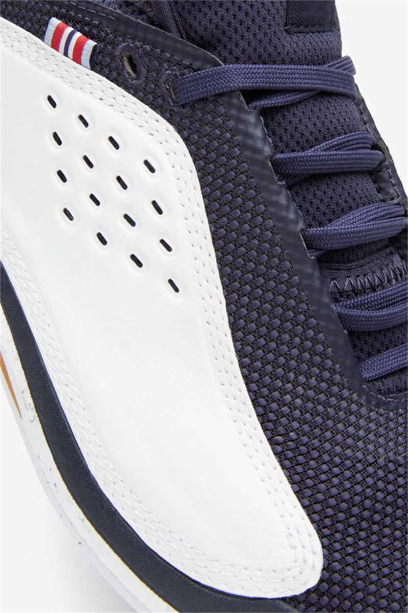 White / Navy Women's Fila Mondo Forza Tennis Shoes | Saudi Arabia-279513