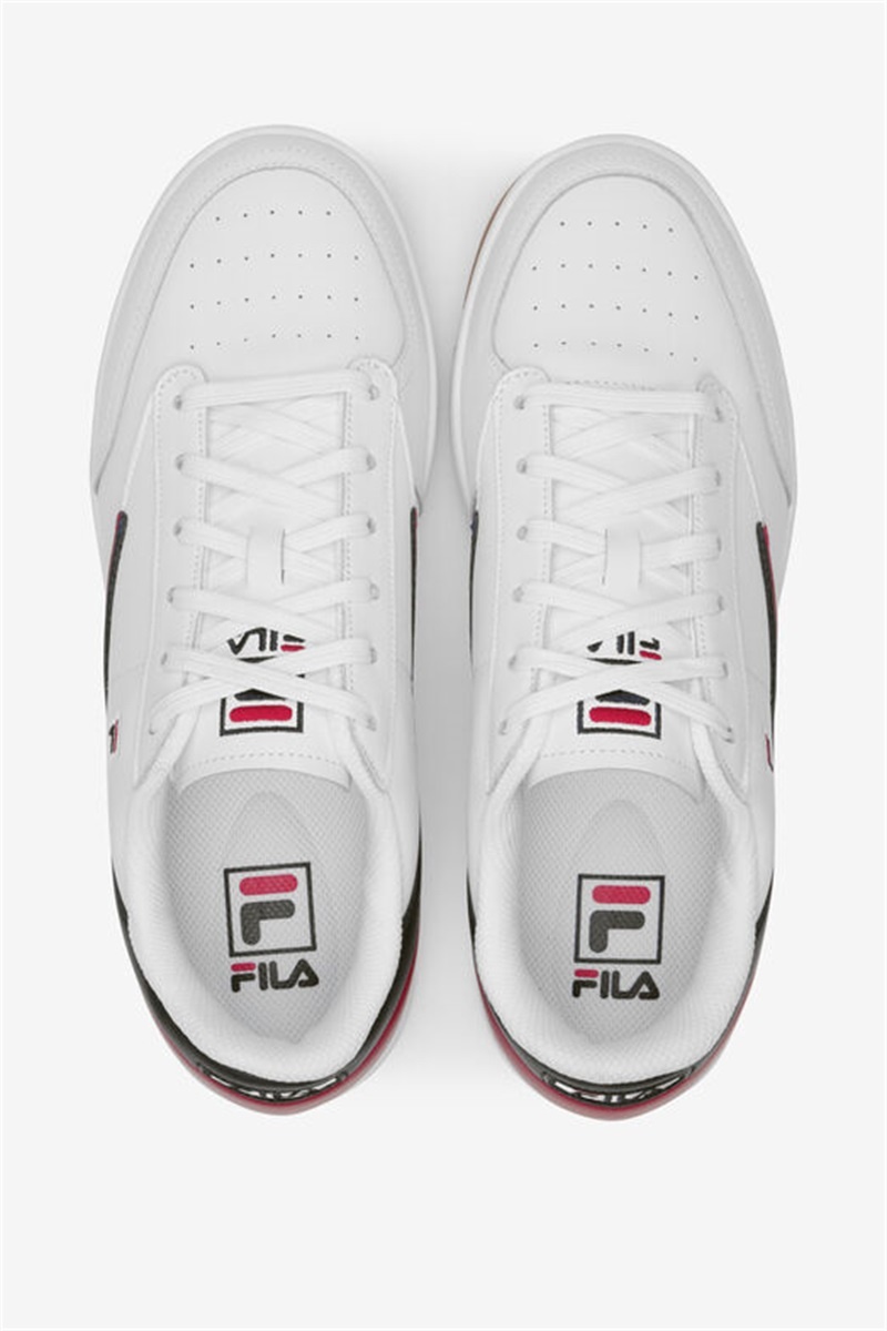 White / Navy / Red Men's Fila 88 Tennis Shoes | Saudi Arabia-536021