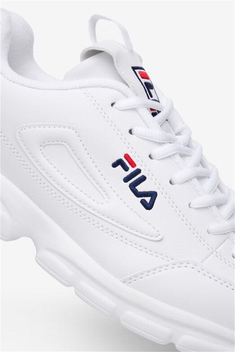 White / Navy / Red Men's Fila Disruptor Se Sneakers | Saudi Arabia-627954