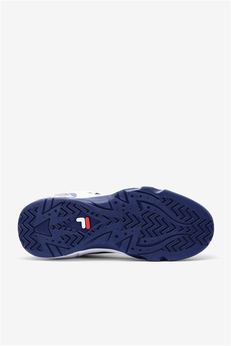 White / Navy / Red Men's Fila Grant Hill 1 Sneakers | Saudi Arabia-938071