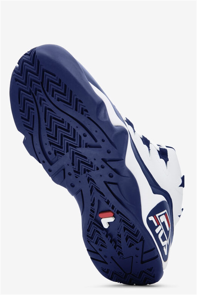 White / Navy / Red Men's Fila Grant Hill 1 Sneakers | Saudi Arabia-938071