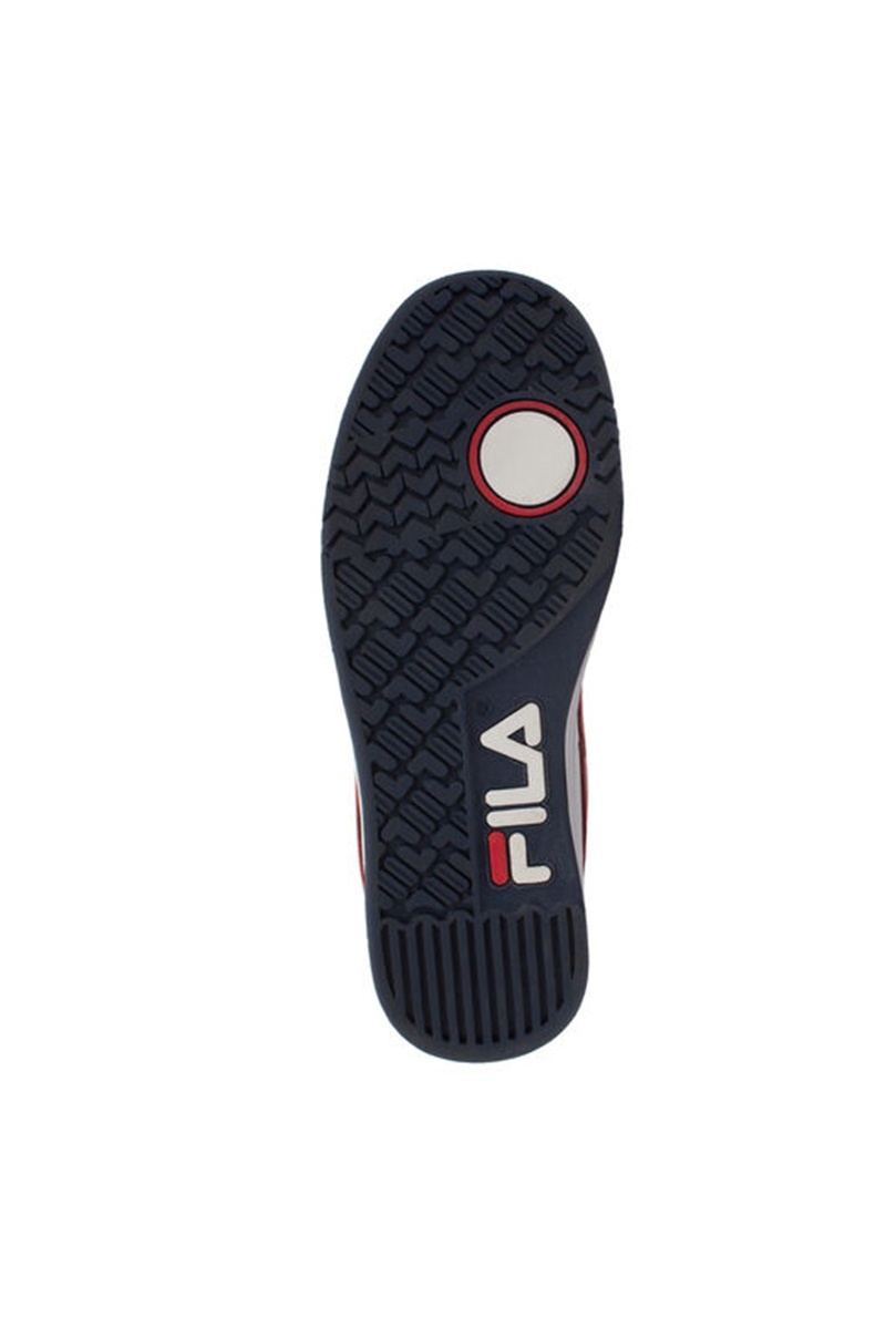 White / Navy / Red Men's Fila Original Tennis Shoes | Saudi Arabia-614823
