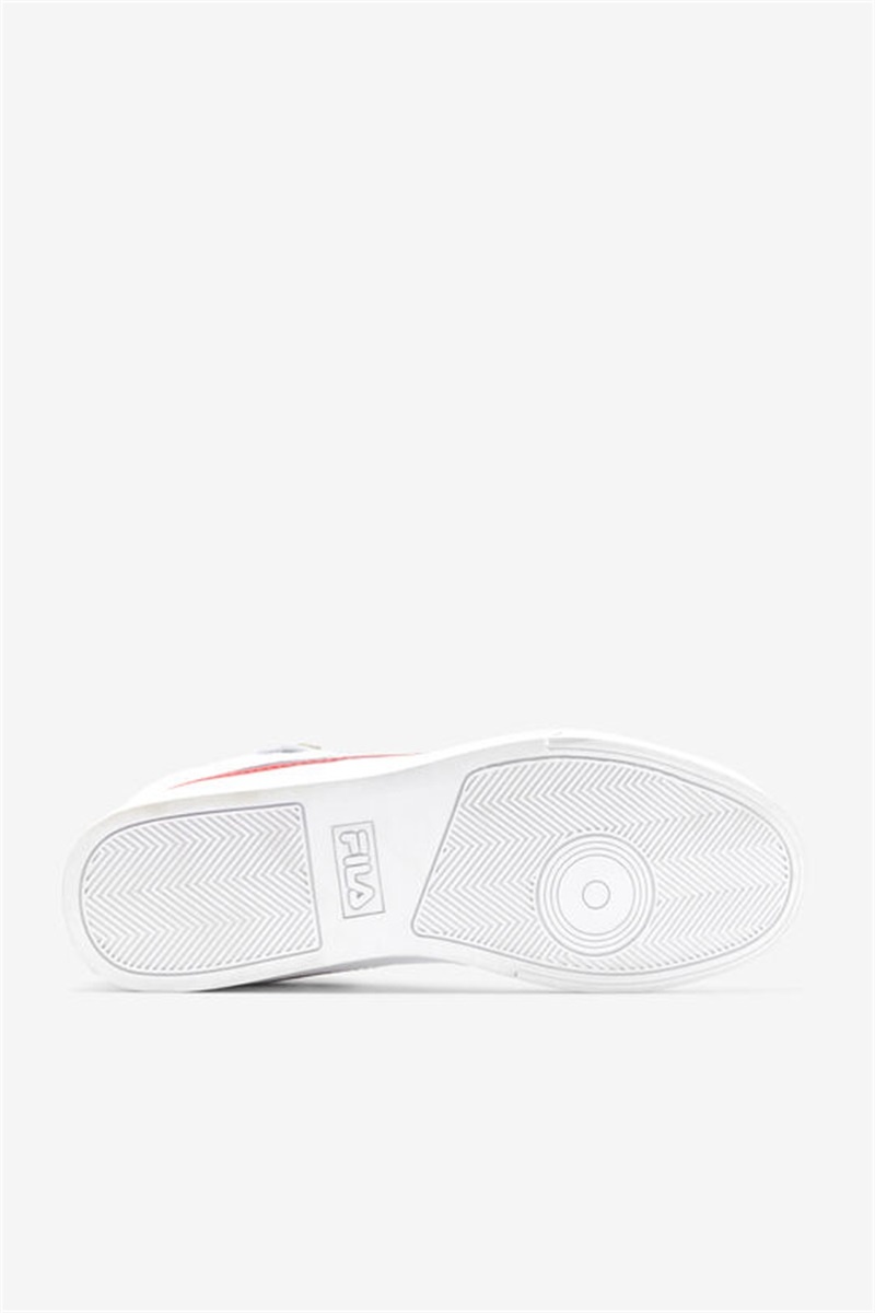 White / Navy / Red Men's Fila Vulc 13 Sneakers | Saudi Arabia-314569