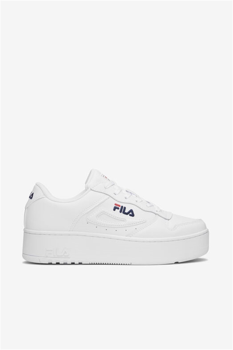 White / Navy / Red Women\'s Fila Fx-115 Sneakers | Saudi Arabia-812375