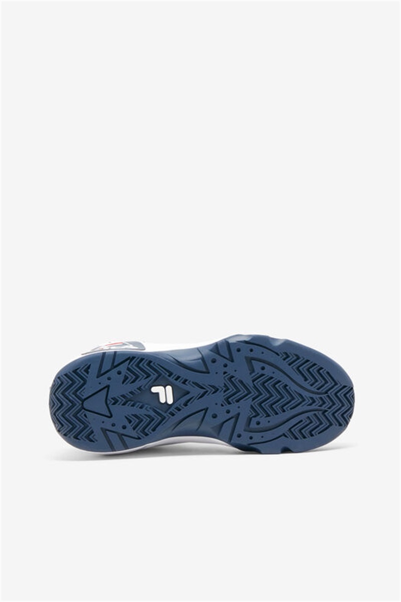 White / Navy / Red Women's Fila Grant Hill 1 Sneakers | Saudi Arabia-130768