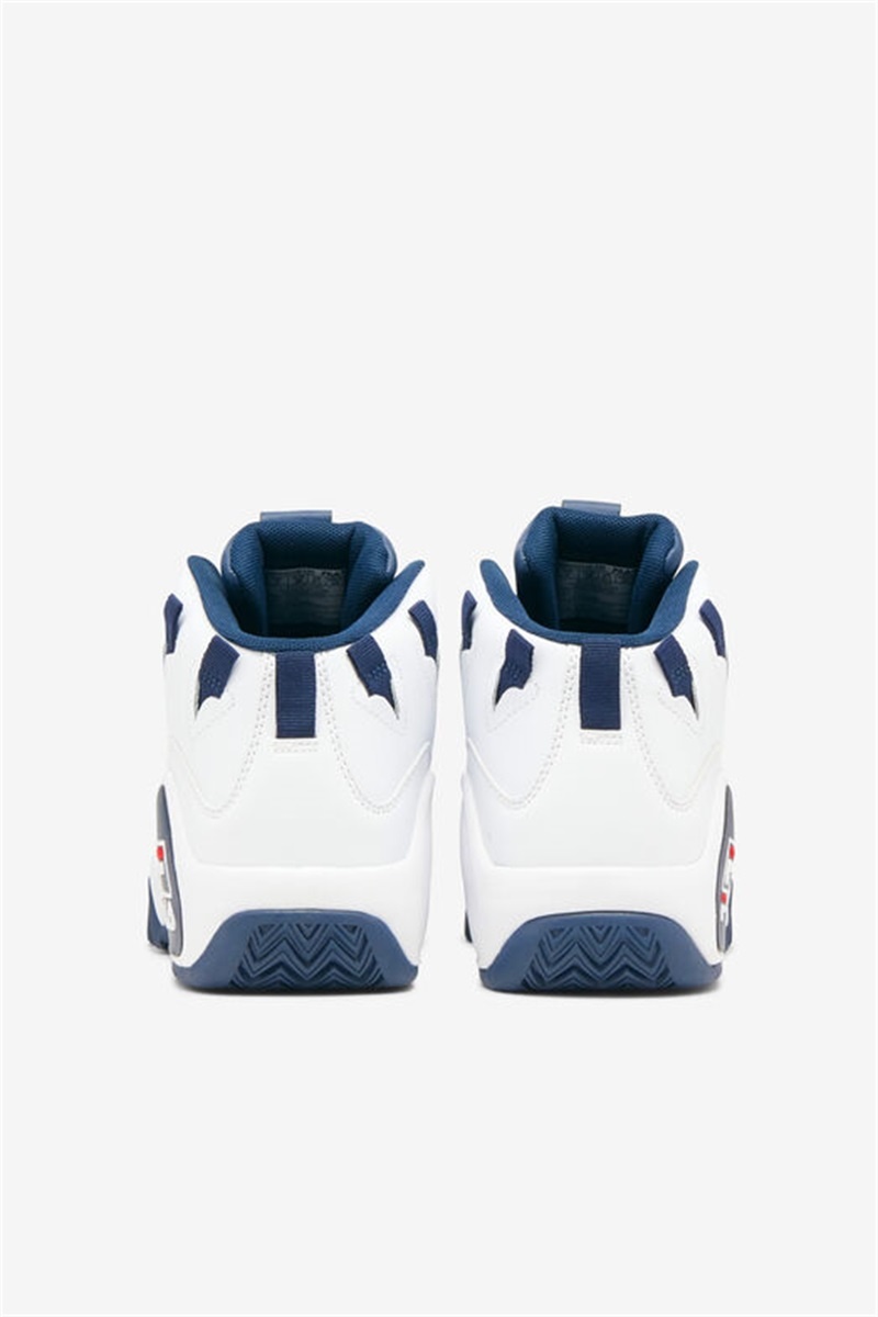 White / Navy / Red Women's Fila Grant Hill 1 Sneakers | Saudi Arabia-130768