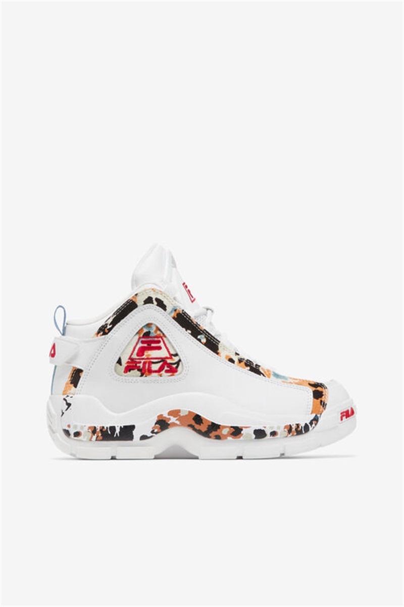 White / Red Women\'s Fila Grant Hill 2 Sneakers | Saudi Arabia-821795