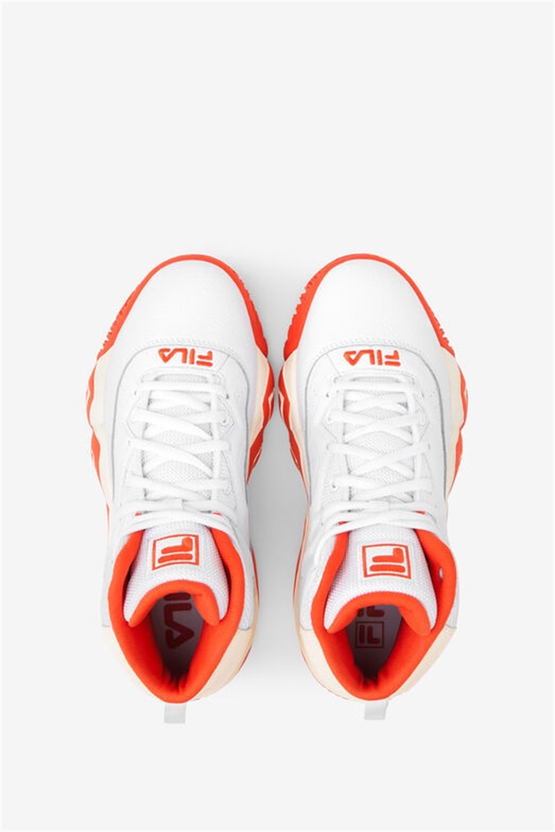 White / Red Women's Fila MB Sneakers | Saudi Arabia-814302