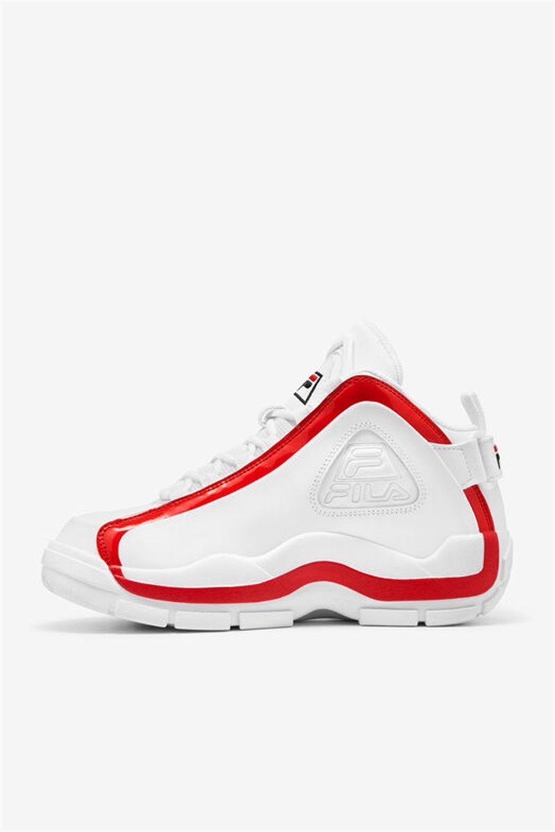 White / Red / Black Men's Fila Grant Hill 2 Sneakers | Saudi Arabia-186932