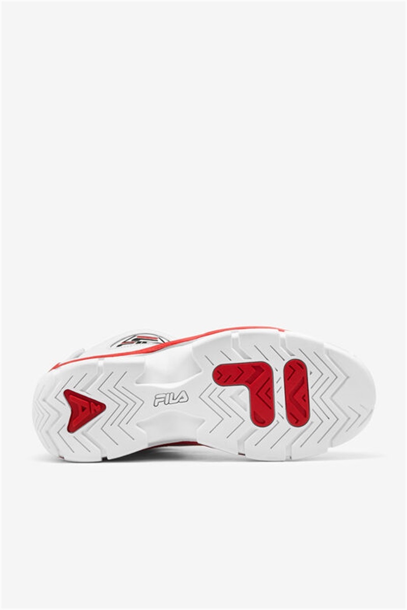 White / Red / Black Men's Fila Grant Hill 2 Sneakers | Saudi Arabia-186932