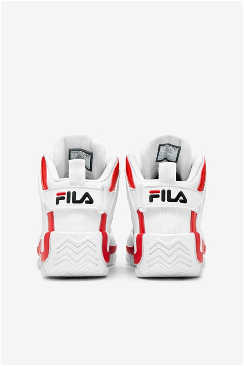 White / Red / Black Men's Fila Grant Hill 2 Sneakers | Saudi Arabia-186932
