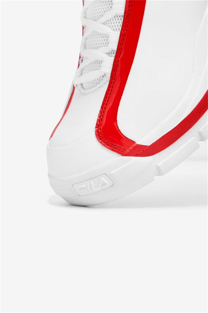 White / Red / Black Men's Fila Grant Hill 2 Sneakers | Saudi Arabia-186932