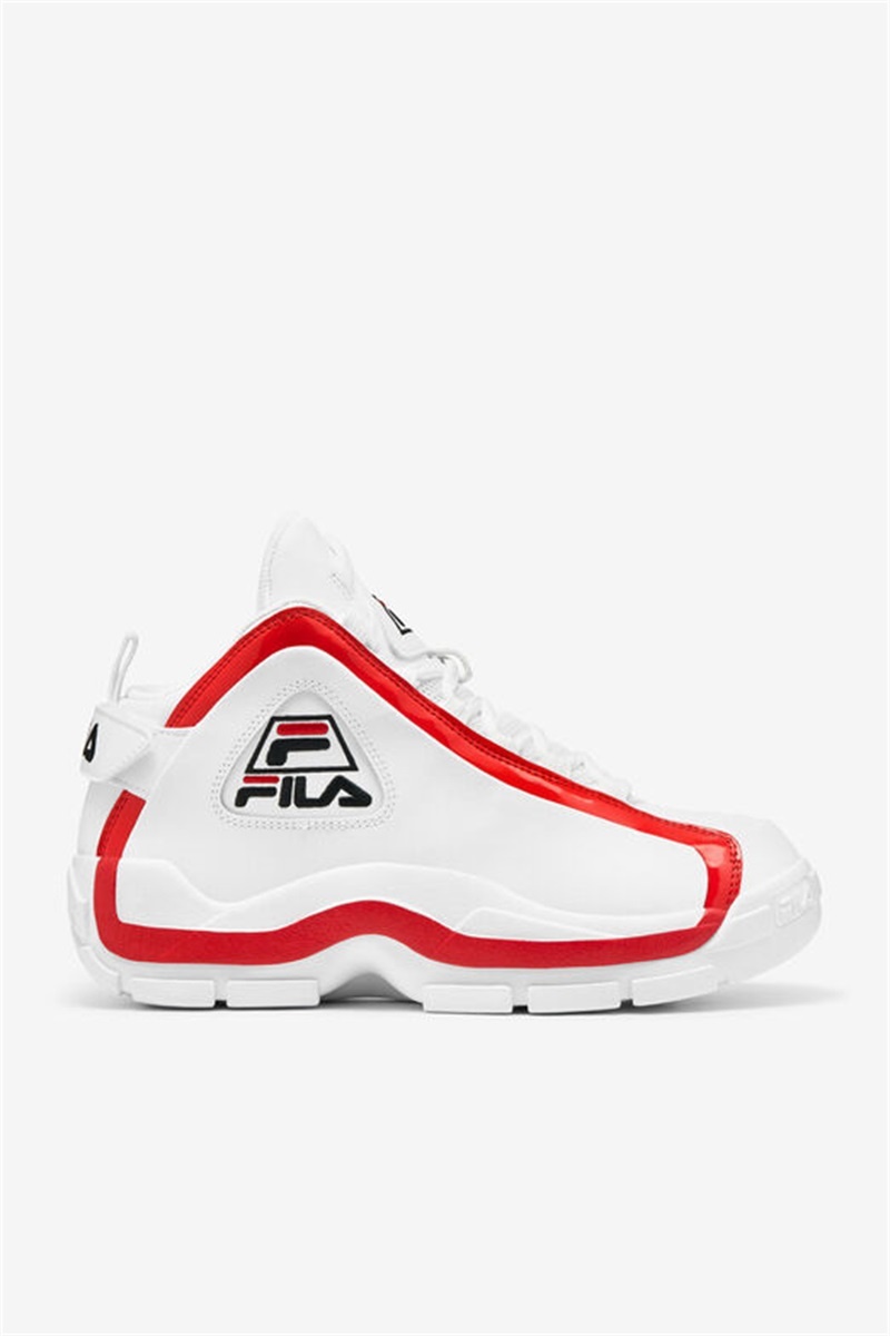 White / Red / Black Men\'s Fila Grant Hill 2 Sneakers | Saudi Arabia-186932