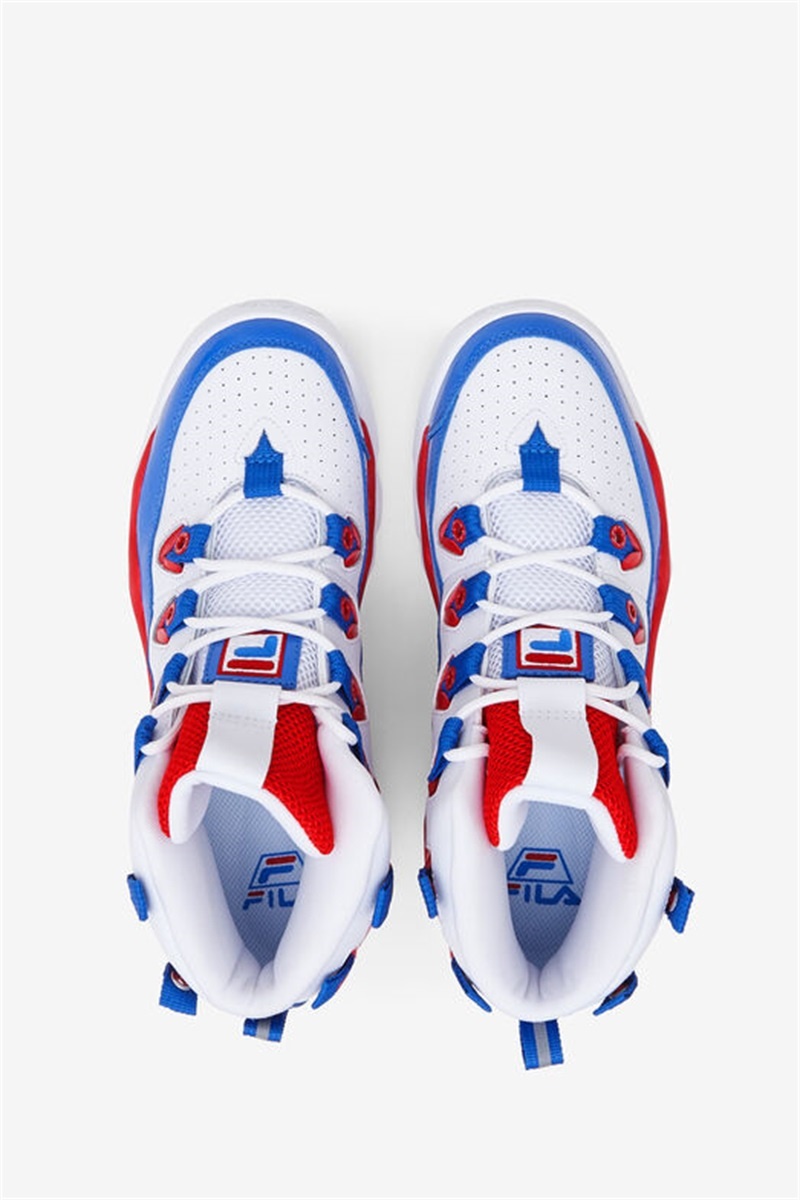 White / Red / Blue Men's Fila Grant Hill 1 Sneakers | Saudi Arabia-926013