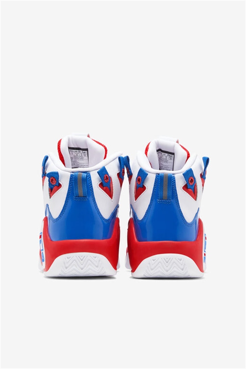White / Red / Blue Men's Fila Grant Hill 1 Sneakers | Saudi Arabia-926013