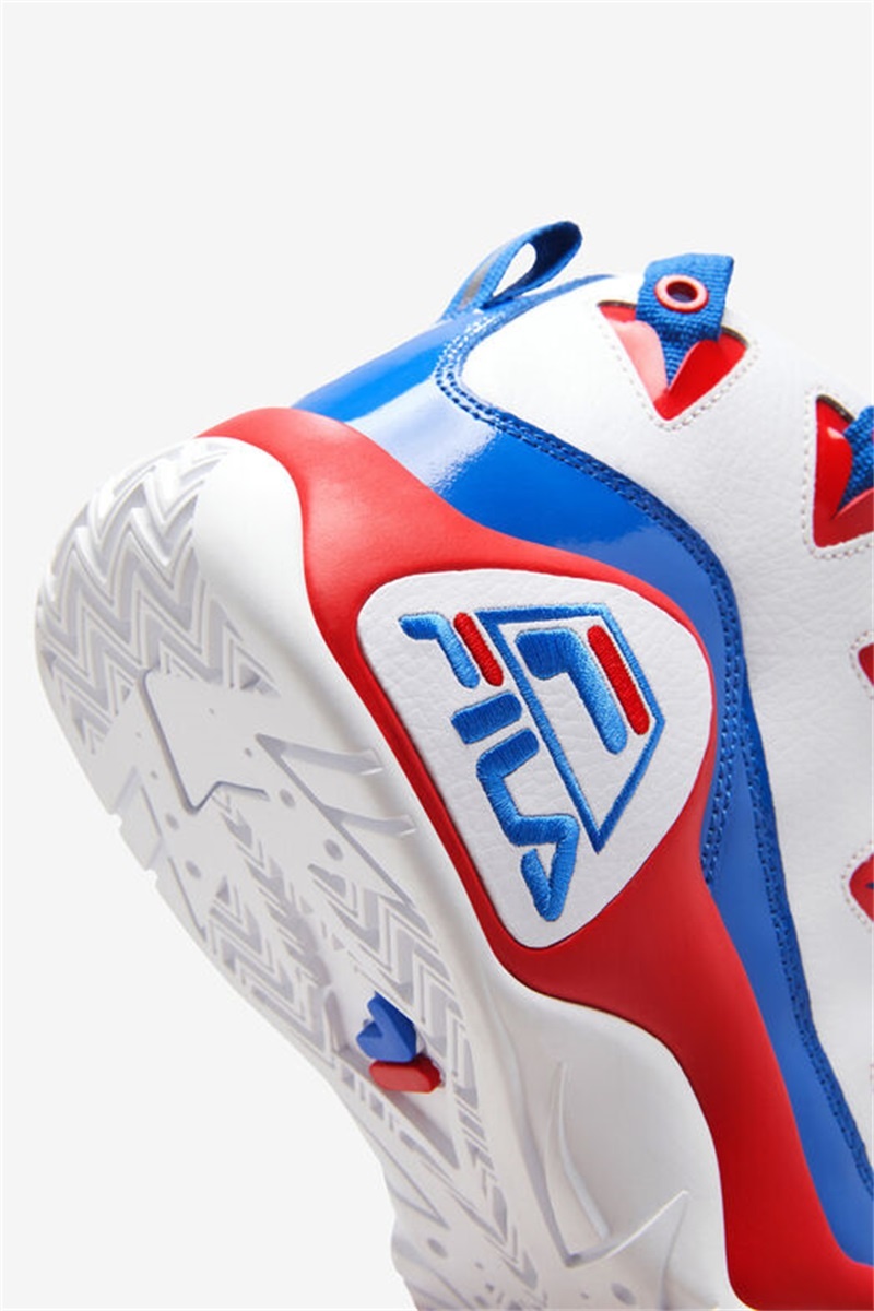 White / Red / Blue Men's Fila Grant Hill 1 Sneakers | Saudi Arabia-926013