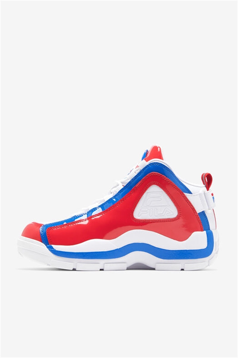 White / Red / Blue Men's Fila Grant Hill 2 Sneakers | Saudi Arabia-615089