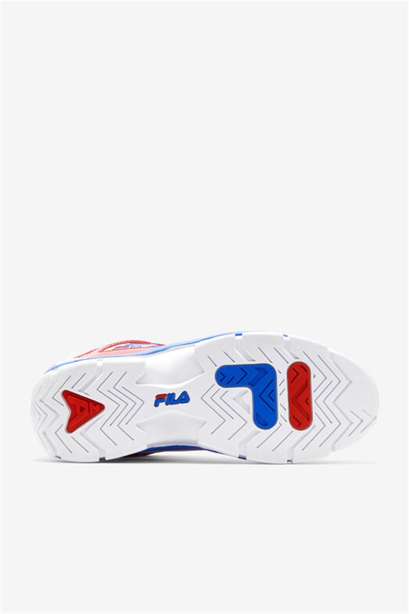 White / Red / Blue Men's Fila Grant Hill 2 Sneakers | Saudi Arabia-615089