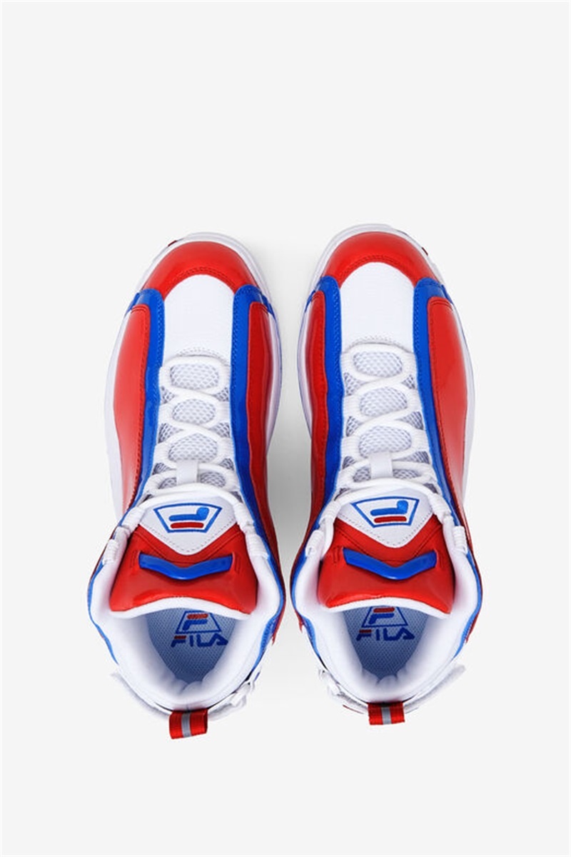 White / Red / Blue Men's Fila Grant Hill 2 Sneakers | Saudi Arabia-615089