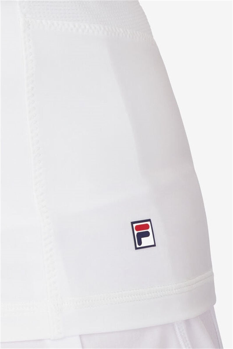 White / Red / Navy Women's Fila Essentials H Racerback Tanks | Saudi Arabia-324910
