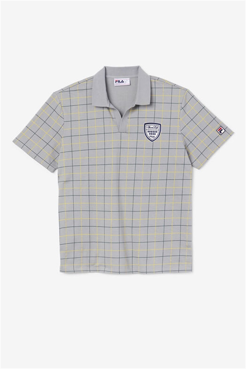 Yellow Men\'s Fila Mand Polo Shirts | Saudi Arabia-256907