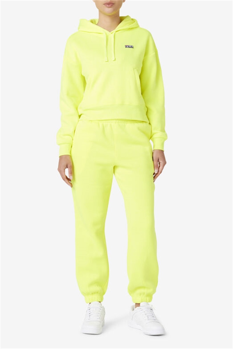 Yellow Men's Fila Marina Hoodie | Saudi Arabia-635780