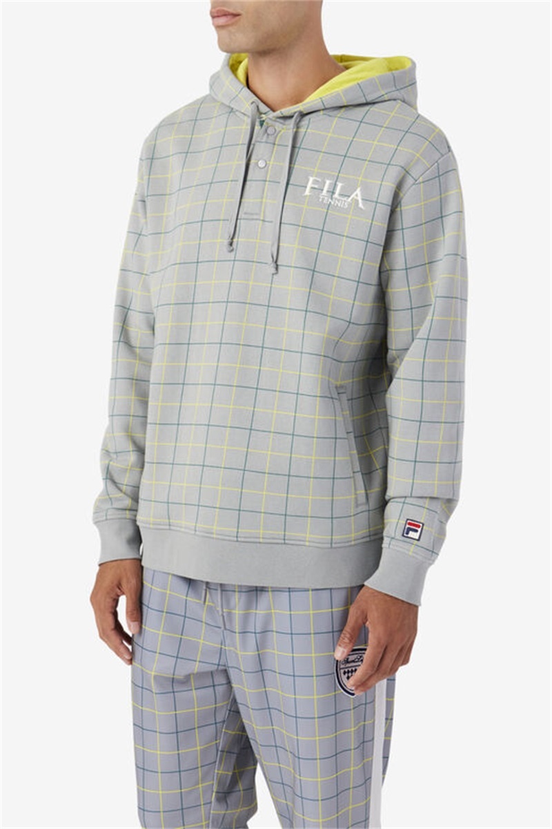 Yellow Men's Fila Rish Hoodie | Saudi Arabia-064398