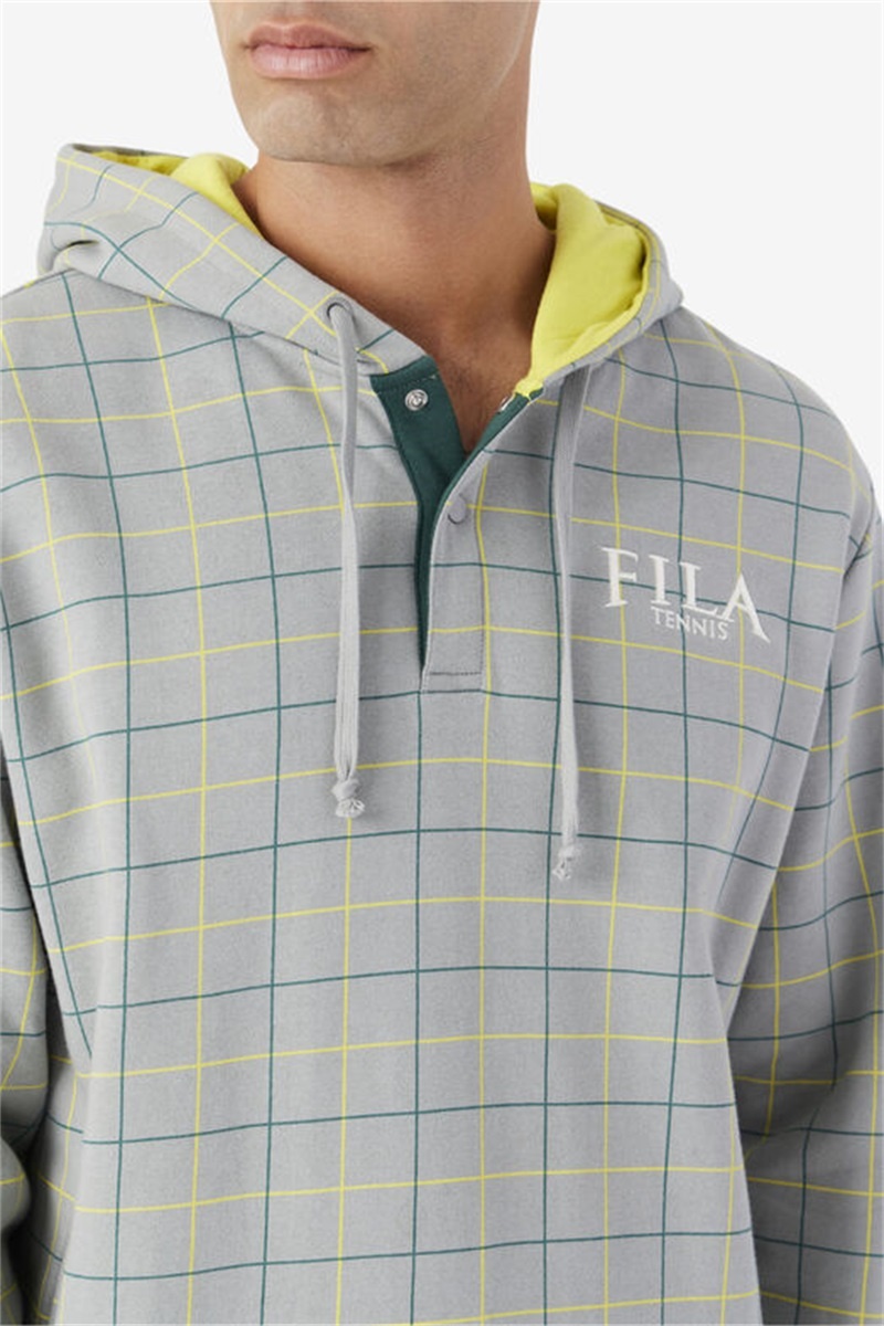 Yellow Men's Fila Rish Hoodie | Saudi Arabia-064398