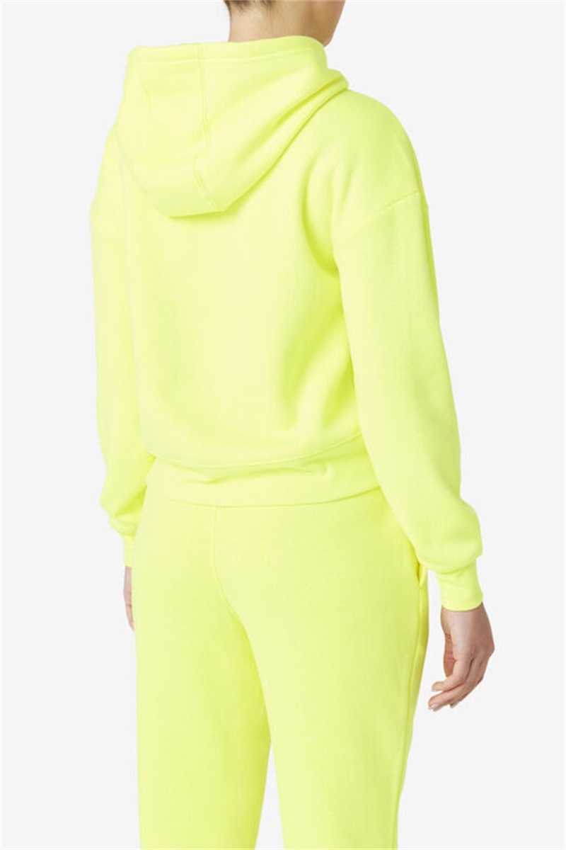 Yellow Women's Fila Marina Hoodie | Saudi Arabia-462073