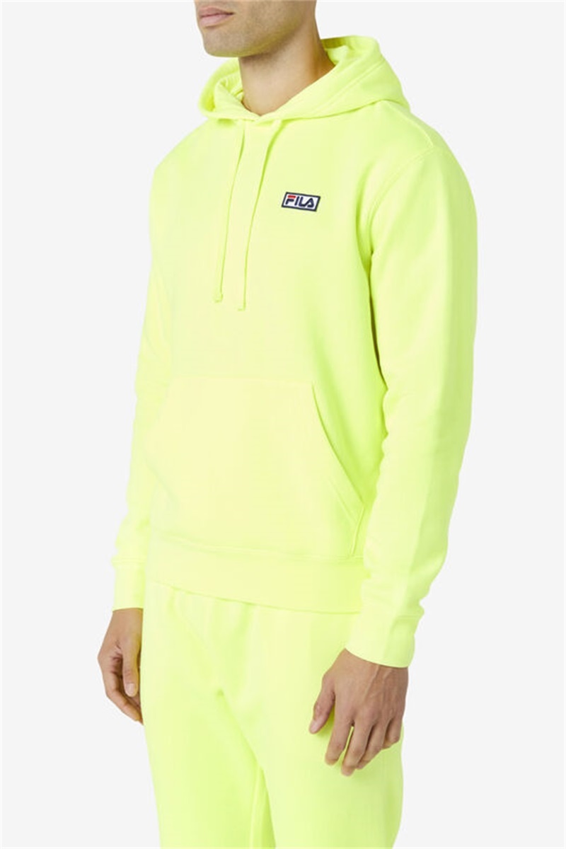 Yellow / Black Men's Fila Algot Hoodie | Saudi Arabia-845067