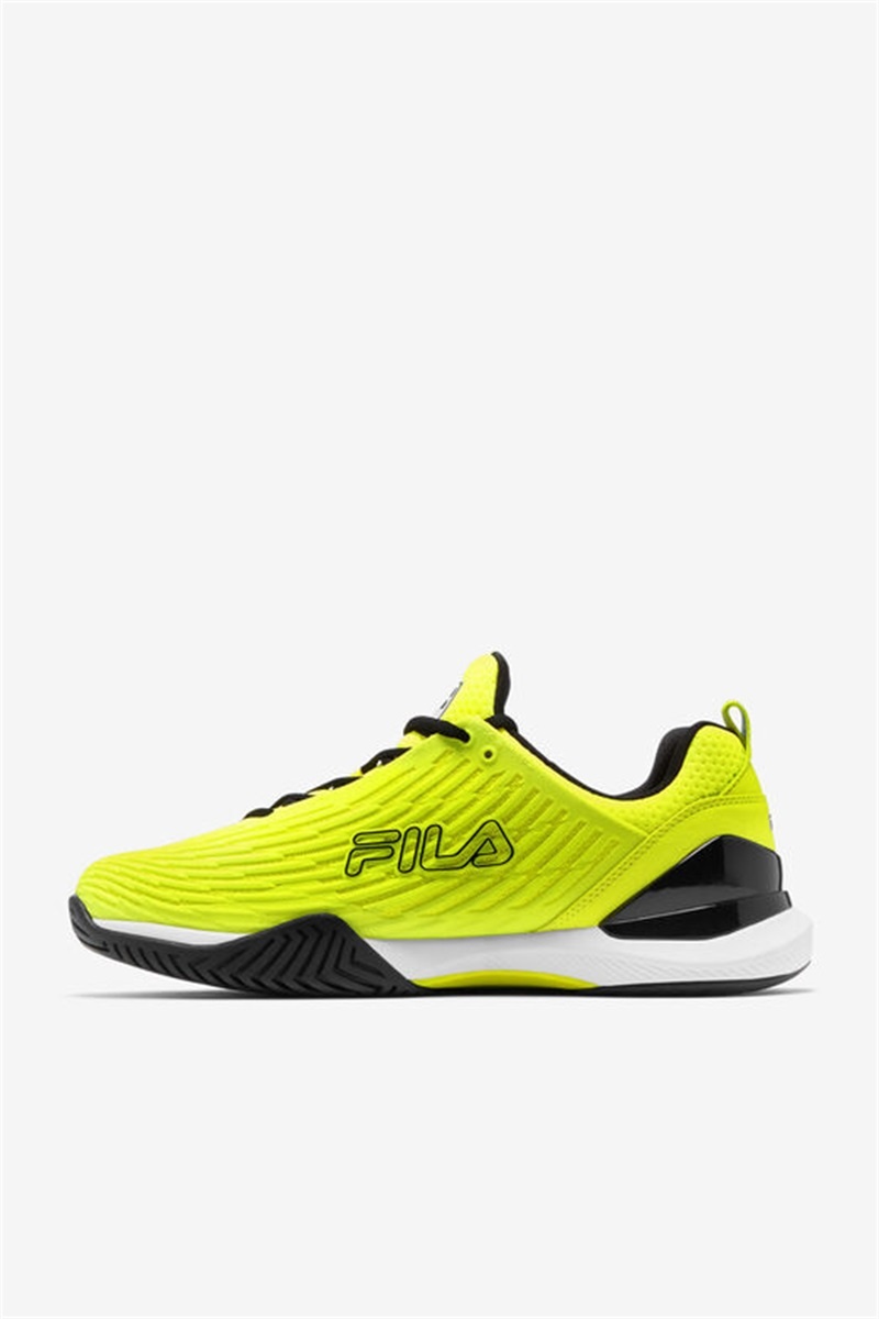 Yellow / Black / White Men's Fila Speedserve Energized Tennis Shoes | Saudi Arabia-906238