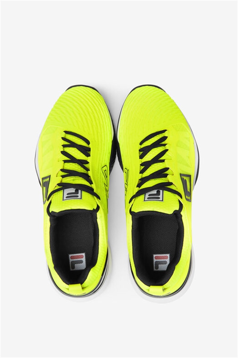 Yellow / Black / White Men's Fila Speedserve Energized Tennis Shoes | Saudi Arabia-906238